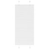 vidaXL Roleta plisowana biała 60x100 cm Szerokość tkaniny 59,4cm