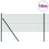 vidaXL Słupek ogrodzeniowy. Zielony 10 x 0,4 m (siatka 12 x 12 mm)