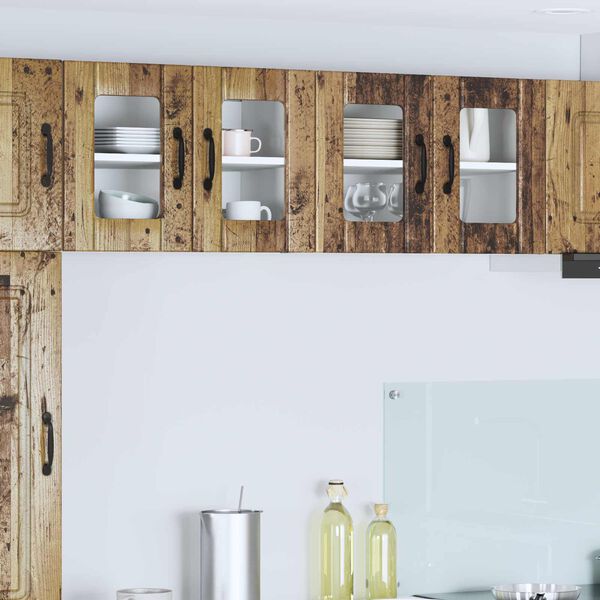 vidaXL Szafka kuchenna 2 pcs Stare drewno 60 x 31 x 40 cm