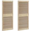 vidaXL Drzwi do szafki 2 pcs Naturalny 140,5 x 2,1 x 59,5 cm