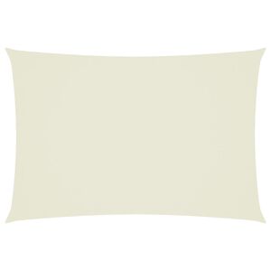 vidaXL Prostokątny żagiel ogrodowy, tkanina Oxford, 3x5 m, kremowy
