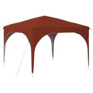 vidaXL Namiot imprezowy rozkładany 290 x 290 x 245 cm terakota