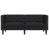 vidaXL Sofa Czarny 174 x 74,5 x 70,5 cm PVC