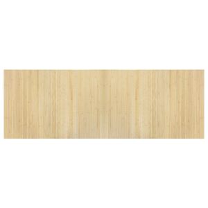 vidaXL Dywan prostokątny, jasny naturalny, 70x200 cm, bambusowy