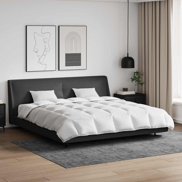 vidaXL Zestaw kołder z poduszką 3 pcs Biały Pi&oacute;ra down