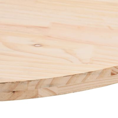 vidaXL Blat stołu, 70x35x2,5 cm, lite drewno sosnowe, owalny