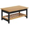 VidaXL Stolik kawowy EKAI Czarny 100 x 60 x 45,5 cm