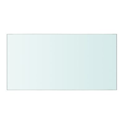 vidaXL Szklany, bezbarwny panel, 40x20 cm