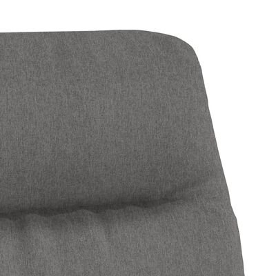 vidaXL Fotel wypoczynkowy z podnóżkiem, jasnoszary, obity tkaniną
