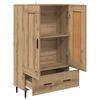 vidaXL Highboard z szufladą Dąb rzemieślniczy 69,5 x 31 x 115 cm
