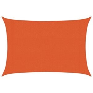 vidaXL Żagiel przeciwsłoneczny, 160 g/m&sup2;, pomarańczowy, 3x4 m, HDPE