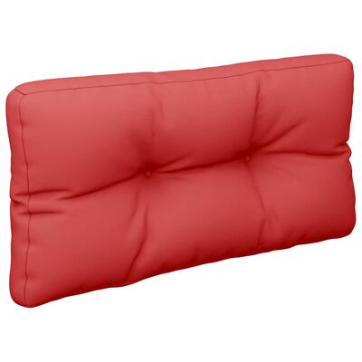 vidaXL Poduszka na siedzisko z palet, czerwona, 70x40x12 cm, tkanina