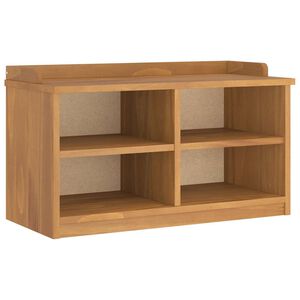 vidaXL Ławka do przedpokoju "SANDNES" 87x40x50 cm lite drewno sosnowe