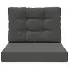 vidaXL Poduszka do sofy na zewnątrz 2 pcs Antracyt Poliester