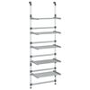 vidaXL Wisząca suszarka na pranie, 5-poziomowa, aluminium