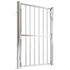 vidaXL Brama ogrodowa 100x145 cm Stal nierdzewna
