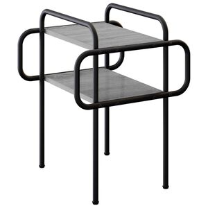 vidaXL Stolik kawowy Szary Sonoma 40 x 40 x 51 cm Drewno inżynieryjne