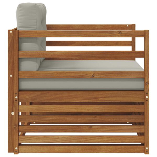 vidaXL Zestaw sof na zewnątrz Lite drewno akacjowe i poliester