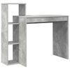 vidaXL Biurko Betonowy szary Drewno inżynieryjne 100 x 40 x 90 cm