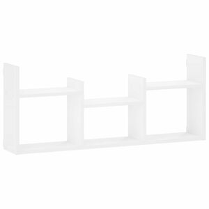 vidaXL P&oacute;łka ścienna Biały 97,5 x 17 x 40 cm Drewno inżynieryjne