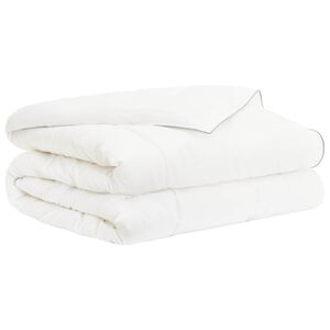 vidaXL Kołdra 220x260 cm Lato 200 GSM Wełna australijska Biały