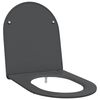 vidaXL Deska toaletowa antracytowy 47 x 36 x 3,4 cm Duroplast