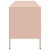 vidaXL Szafka pod telewizor, różowa, 100,5x39x50,5 cm, stalowa