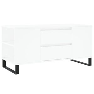 vidaXL Stolik kawowy, biały, 102x44,5x50 cm, materiał drewnopochodny