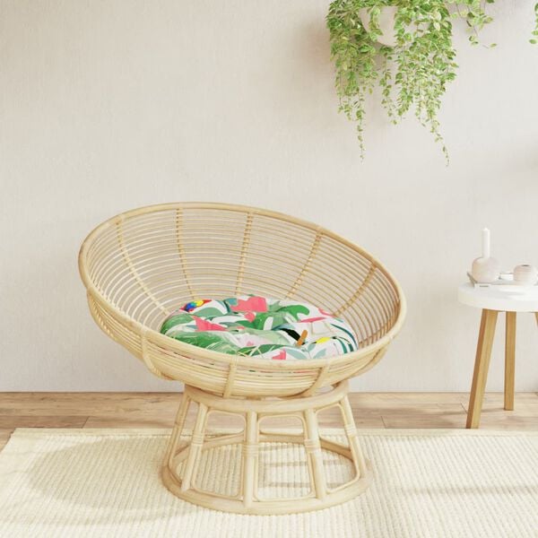 vidaXL Okrągła poduszka, wielokolorowa, &Oslash; 60 x 11 cm, tkanina Oxford