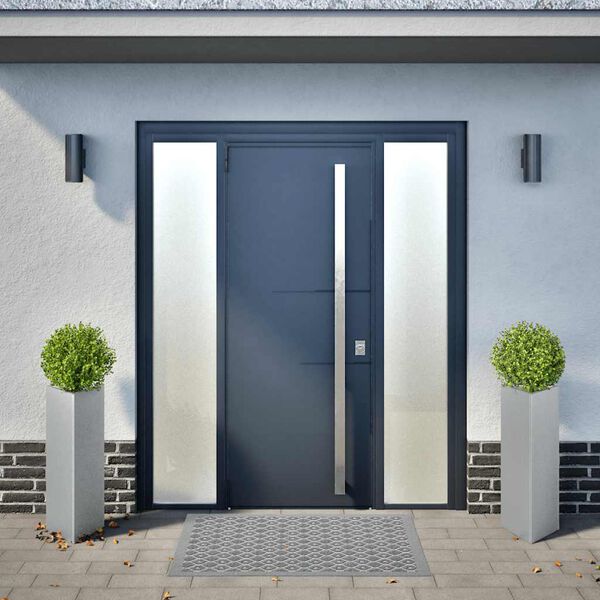 vidaXL Donice ogrodowe, 2 szt., tr&oacute;jkątne, 30x26x75 cm, galwanizowane