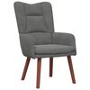 vidaXL fotel Ciemnoszary 63 x 67 x 94 cm Aksamit