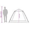 vidaXL Namiot turystyczny, 5-os., zielony, szybkie rozkładanie