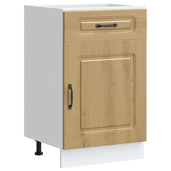 vidaXL Szafka kuchenna dolna, Kalmar, dąb artisan