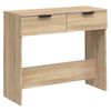 vidaXL Stolik konsolowy, dąb sonoma, 90x36x75 cm