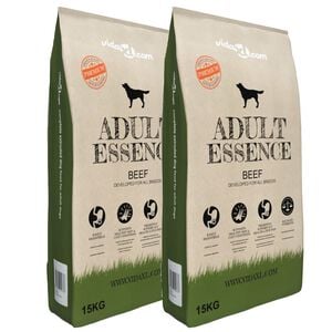 vidaXL Sucha karma dla ps&oacute;w Adult Essence Beef, 2 szt., 30 kg