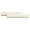 vidaXL Poduszki na sofę 2 pcs Kremowy 200 x 40 cm Tkanina sztruksowa