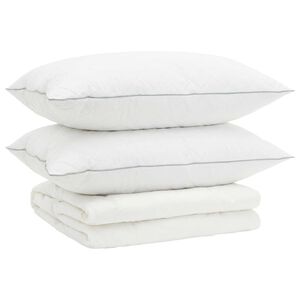vidaXL Zestaw kołdry 90% z gęsiego puchu FULDA 3 szt. 200 x 200 cm