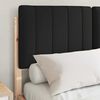 vidaXL Ramka ł&oacute;żka z tapicerowanym wezgłowiem Czarny 120 x 190 cm