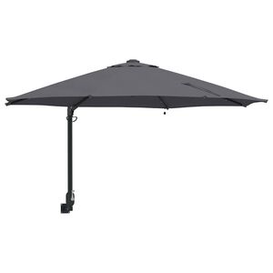 vidaXL Parasolka ogrodowa Antracyt 248 x 248 x 148 cm Poliester i Stal