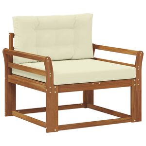 vidaXL Środkowa sofa ogrodowa naturalny