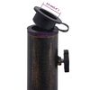 vidaXL Podstawa pod parasol, kolor brązu, 12 kg, 48 cm, żeliwo