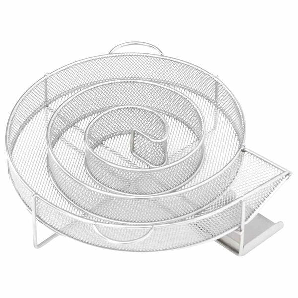 vidaXL Generator zimnego dymu, okrągły, 19,5 cm, stal nierdzewna