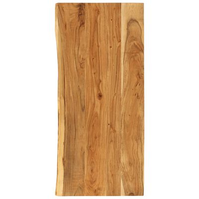 vidaXL Blat łazienkowy, lite drewno akacjowe, 114x52x2,5 cm