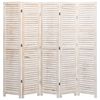 vidaXL Parawan 5-panelowy, 175 x 165 cm, drewniany