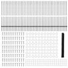 vidaXL Ogrodzenie z słupkiem Szary 1,4 x 100 m Stal i PVC