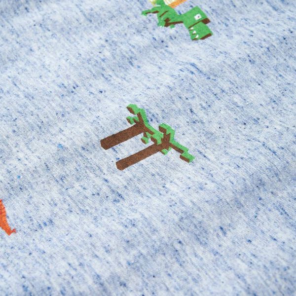 Koszulka dziecięca, niebieski melanż, 128