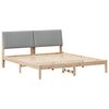 vidaXL Ramka ł&oacute;żka Brązowy 180 x 200 cm Lite drewno sosnowe