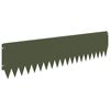 vidaXL Krawężnik do trawnika 20 pcs 103 x 25 cm Stal Oliwkowy zielony