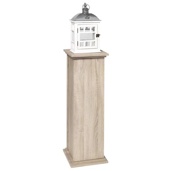 FMD Stolik boczny z drzwiczkami, 88,5 cm, kolor dębowy