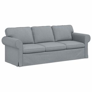 vidaXL Sofa Jasnoszary 215 x 82 x 80 cm tkanina
